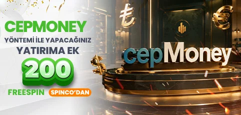 Cep Money Yatırımlarınıza Özel 200 Freespin!